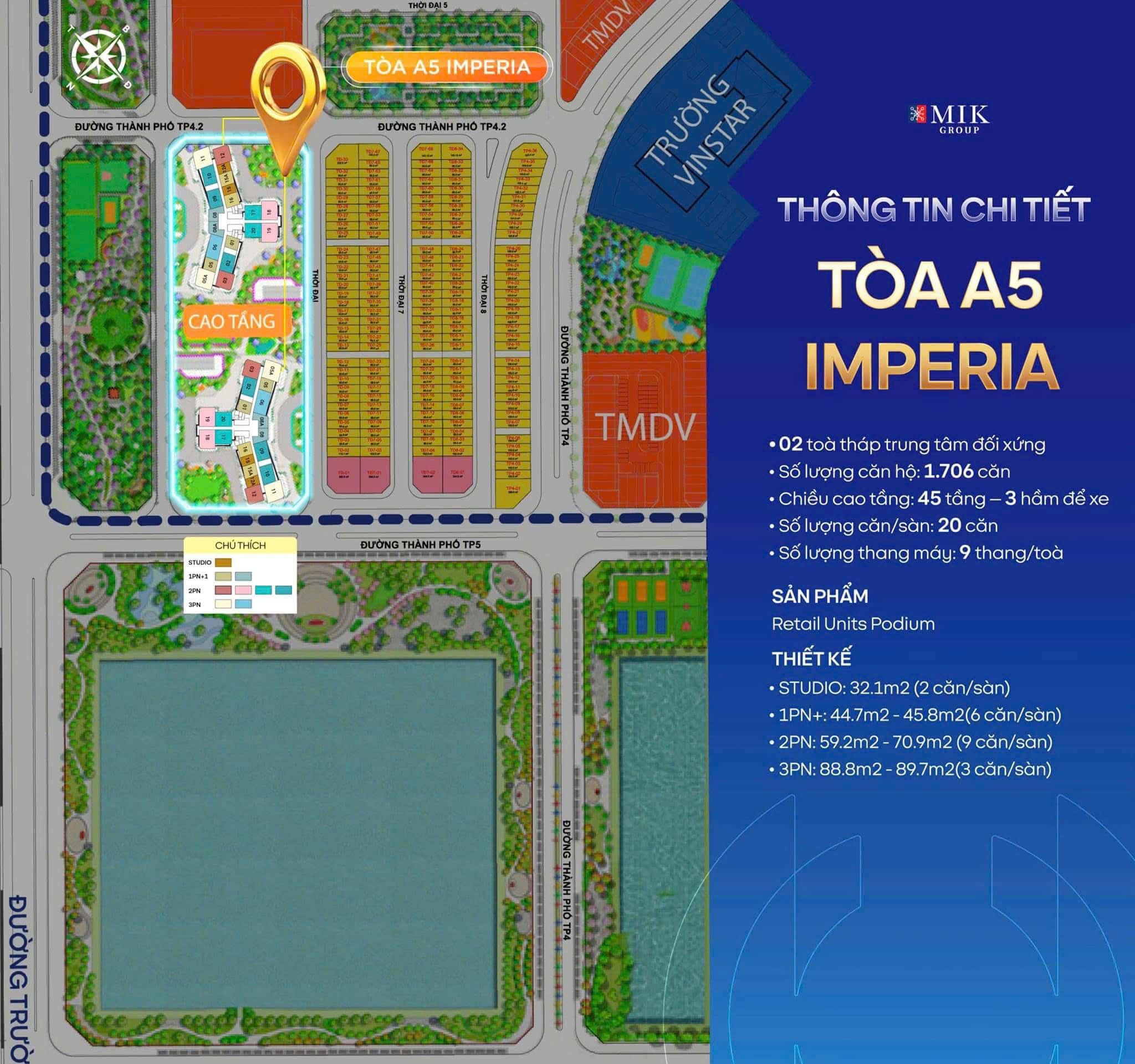 Mở bán toà A5 Imperia Global Gate Cổ Loa