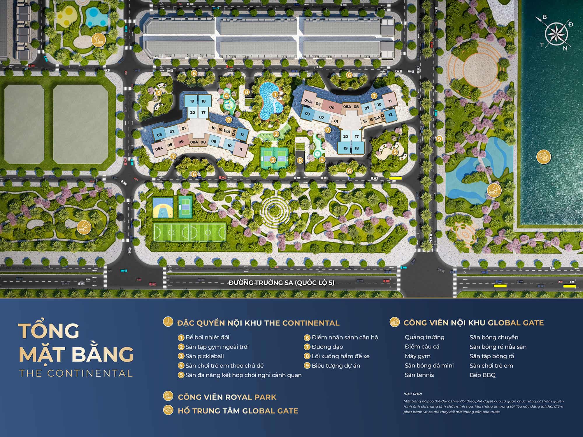 Mặt bằng The Continental Imperia Signature Cổ Loa