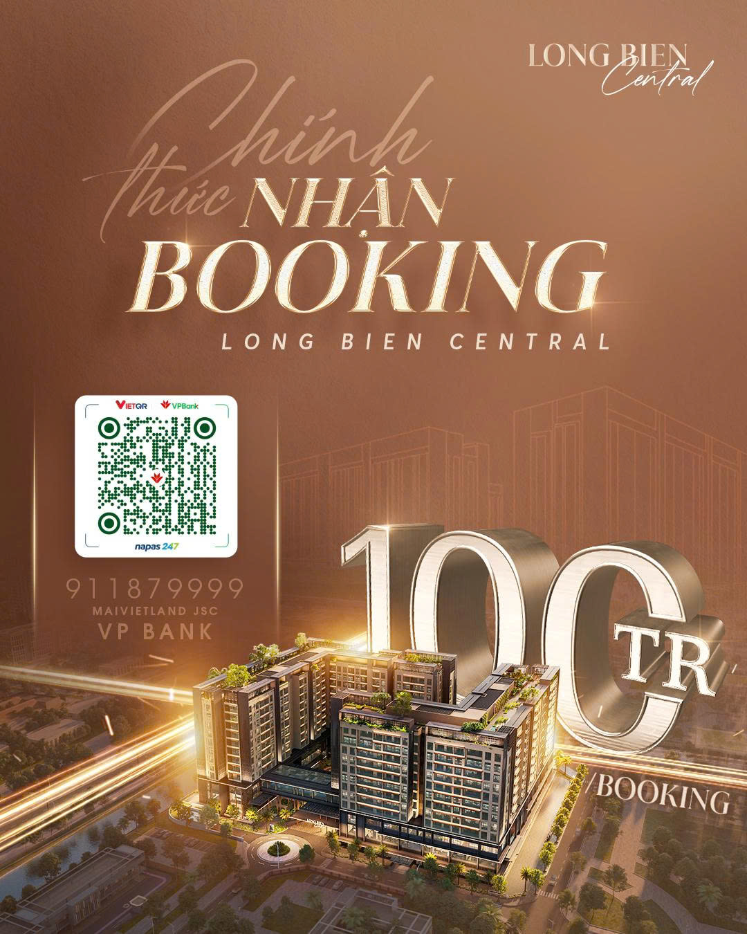 Mua sớm căn hộ Long Biên Central nhận ưu đãi lớn