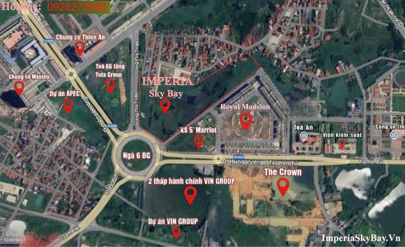 Vị trí Imperia Sky Bay Bắc Giang