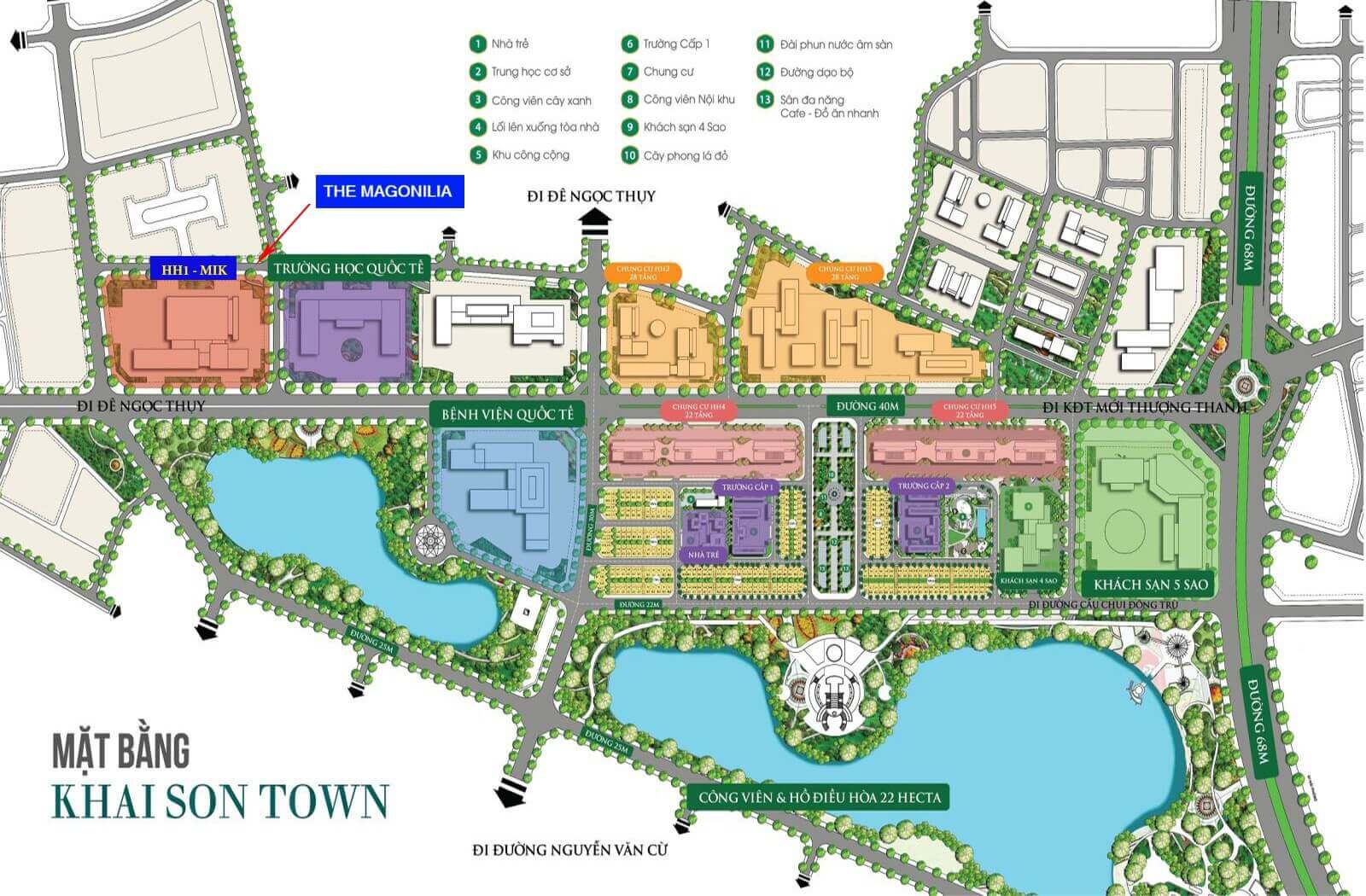 Vị trí Dự án The Magnolia